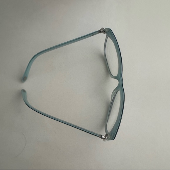 Tiffany & Co Black Turquoise Cat-eye Eyeglasses with Case - Picture 4 of 12